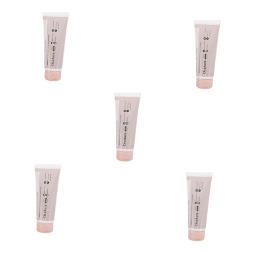 FOMIYES 5 Piezas Alisado del vientre posparto crema reafirmante postparto crema nutritiva para la piel eliminación de estrías corrector quita manchas esenciales posparto pegar Beige
