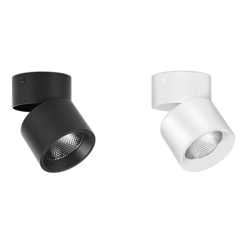 Spot de plafond LED pour un décor à la maison chaleureux avec luminaire pliable blanc
