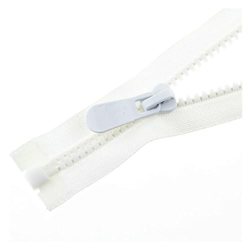 Cremalleras abiertas de nailon 70 a 100 cm, con cierre doble cursor y un solo tirador, automático for chaquetas mochilas exterior(G,70cm)