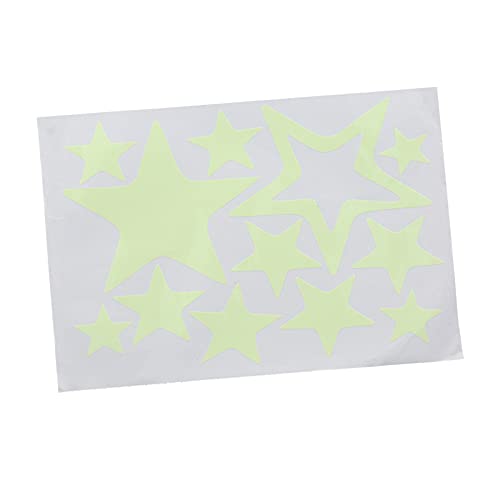 Set de 435 adhesivos luminosos para pared con luna y estrellas miniatura 4