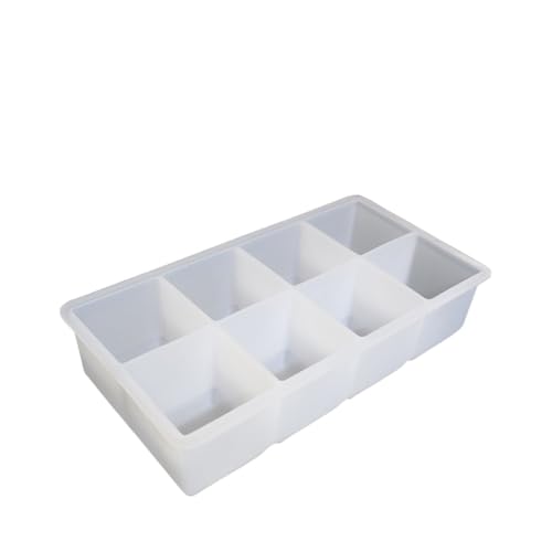 【ChopEase】シリコンフリーザートレイ 1カップ 蓋付き パック 簡単に取り出せるシリコン冷凍スープアイスキューブ 冷凍庫型 冷凍保存用 スープ/ソース/残り物用 -4/6/8グリッド製氷皿完璧なポーションに ホームバークリエイティブスクエアアイスキ