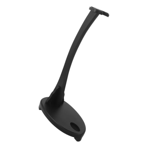 Image of TOVINANNA Vertical Display Stand for Blades and Sabres, Single Tier Freestanding Rack with Anti-slip Design and Screws, Black Density Board Material, Modern Sleek Minimalist Style for Home