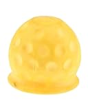 TNSSCZM Fundas de Gancho de Remolque Tapa de Cubierta de Bola Barra Remolque Universal 50mm, Enganche Remolque, protección Bola Remolque para Caravana, Remolque, camión, RV, 3 Colores(Color:Yellow)