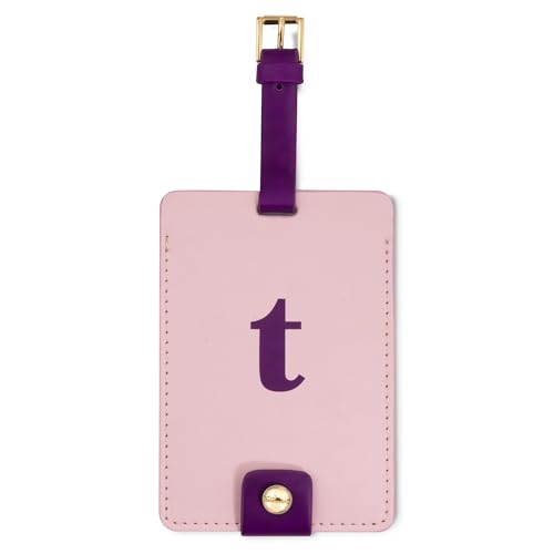 kate spade new york Leatherette Initial Luggage Tag, T