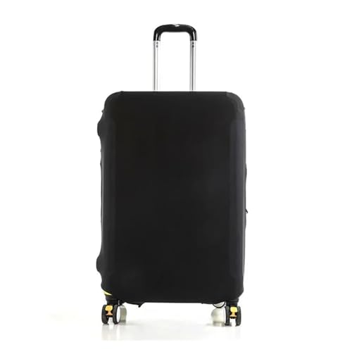 Stretch Fabric Luggage Protective Cover Floral Letter Pattern Dust Cover Anti-Scratch Suitcase Covers Suit for 18-32 Inch for Luggage, Travelling(Black,S(18-21 inch))