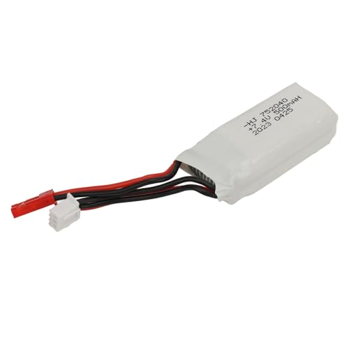 Bnineteenteam RC Lipo-Akku, 500 MAh Lipo-Akku 2S 7,4 V 35 C Überladeschutz-Akku für RC