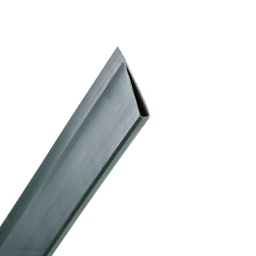 Nortene | Perfil Remate U Cañizo PVC 1.5 M Verde | Ocultación | Embellecedor | Duradero Y Resistente | Protección UV