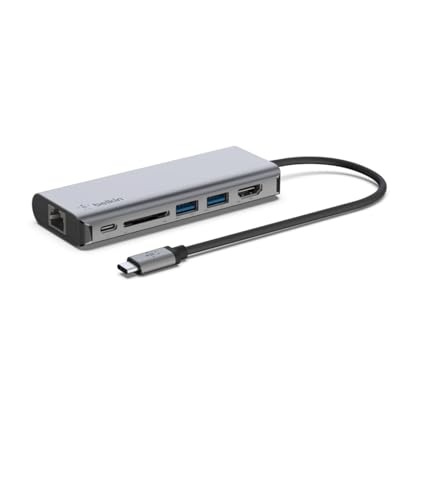 Belkin Connect USB-C 6-in-1 Multiport Adapter・(AVC008BTSGY) (EAN: 0745883819829)