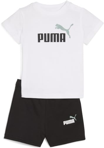 PUMA Unisex Baby MINICATS ESS Tee and Shorts Set INF Gestrickte Anzüge,...