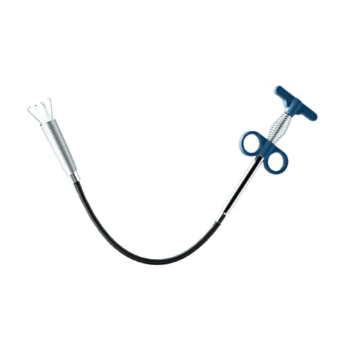 SOPOTUTU Herramienta Flexible de Recogida con Garras para Limpieza de Desagües Acero Inoxidable Resistente Accesorio Manual para Tuberías Cocina y Baño Agarre Magnético para Objetos