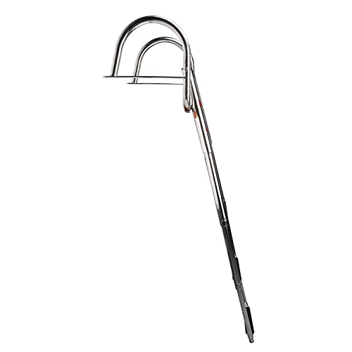 Escalera telescópica para piscina con 4 peldaños de acero inoxidable miniatura 2