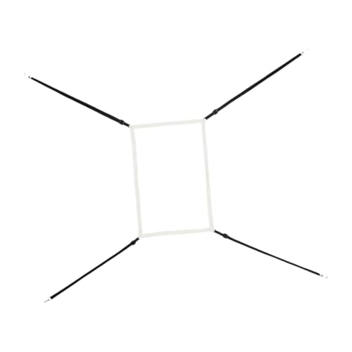 YIJU Adjustable Strike Target for Baseball Net, Pitcher Accuracy Training Aid, Baseball Equipment Practice Target, White, 1 Grid