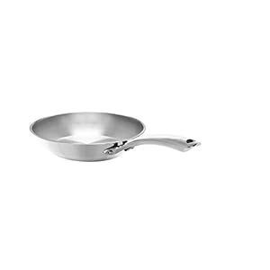 Chantal 3.Clad Tri-Ply 8 inch Stainless Steel Fry Pan, Polished Stainless Steel