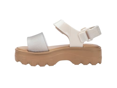 Image of mini melissa Kick Off Platform Sandals for Kids - Chunky Platform Jelly Sandals for Girls, Kids Summer Shoes, Girls Sandals