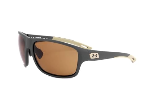 Under Armour Mens Under Armour Male Style Ua 0004/S Sunglasses, Green/Polarized Brown, 65mm 16mm US