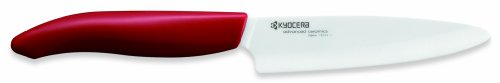 KYOCERA Coltello in ceramica FK 110 di coltelli in ceramica con manico rosso WH