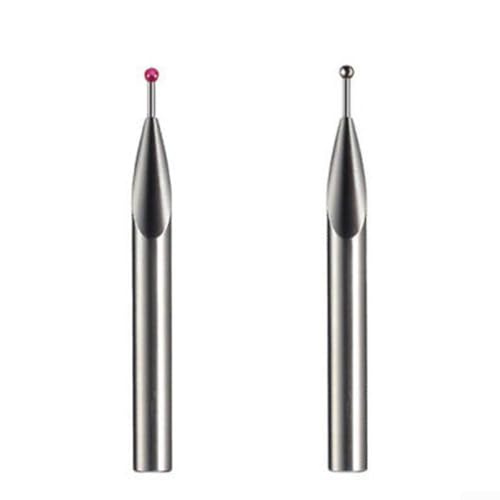 Insert de sonde à pointe sphérique en carbure, pour altimètre Mahr Fowler Trimos, 1 mm, 2 mm, 3 mm, 4 mm, stylet de rechange, pour mesure de jauge de hauteur (bille en carbure de 2 mm) – vue 2