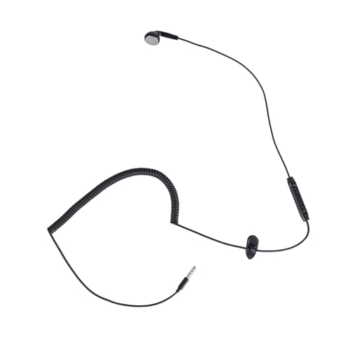 MEAKTSMI Single Side Sound Earbud Earplugs With Integrated Microphone For Clear Communication Comfortable Wear Work &