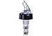 Winco PPA125 1 1/4 oz Measuring Pourer w/ Black Collar & Inside Ball Bearing, Clear Tail