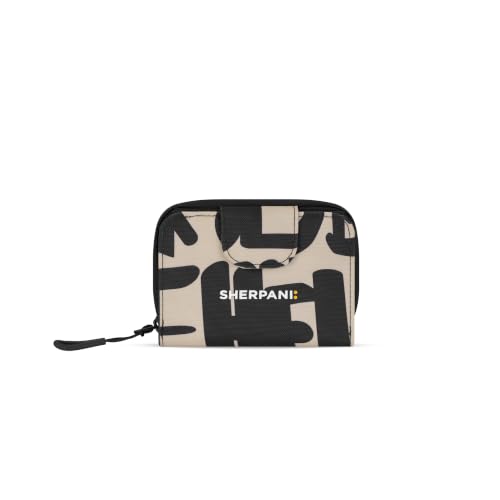 Image of Sherpani Barcelona, Nylon Bifold Zipper Pocket Wallet for Women, Travel Bag, RFID Protection