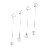 INOOMP 4個 ステンレス製 蜂蜜スプーン 耐久性 ジャムスティック キッチン用撹拌棒 で衛生的なハニースターラー