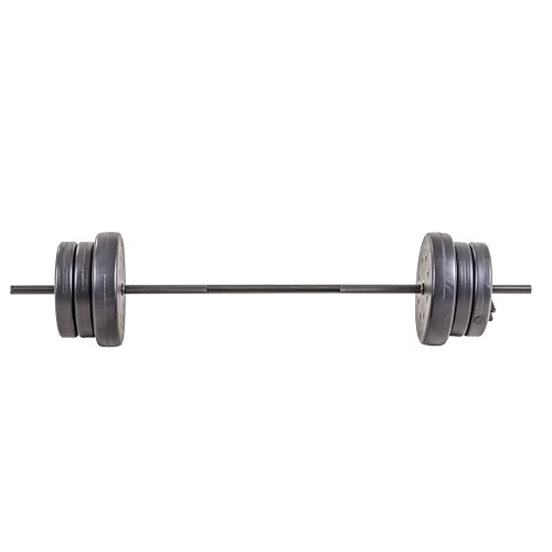 US Weight Duracast 55lb. Barbell...