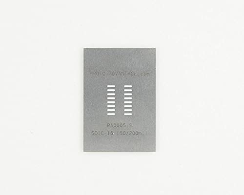 Image of Proto-Advantage PA0005-S SOIC-16 (1.27 mm Pitch, 150 /200 mil Body) Steel Stencil