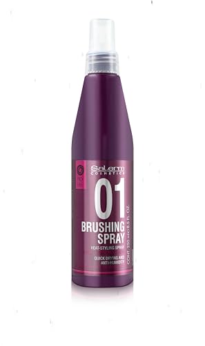 SALERM - Brushing Spray - Pro Line - 250 ml - Spray Termomodelador - Protector Térmico Pelo - Facilita el Secado Rápido - Spray Antihumedad - Hidrata y Protege - Antiencrespamiento Cabello