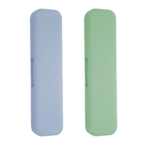 JEXOWIQ 2pcs Besteckbox,Besteck To Go,Besteckbox Für Unterwegs,Besteck Aufbewahrungsbox,Besteck Für Unterwegs,Besteck Etui,Besteck Aufbewahrung,Spoon Box für Unterwegs Camping