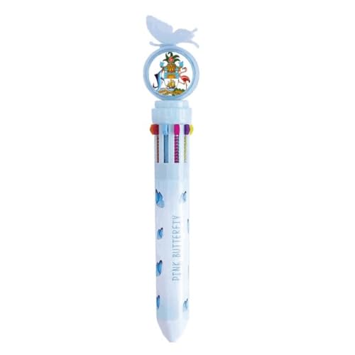 Stylo à bille rétractable Nassau Bahamas emblème national fournitures scolaires multicolores