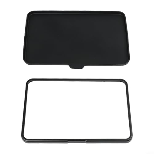 FACAIIO Juego de protectores de pantalla de silicona para Thermomix con marco, kit de película protectora, resistente a los arañazos, accesorio de funda blanda, color negro