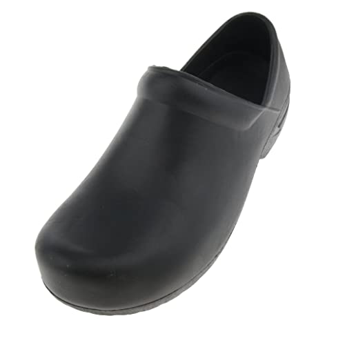 Image of CALANDIS Mens Chef Shoes Nonslip Safety Shoes for Kitchen Cook Oil Proof Waterproof 24.4cm | Casual | Men's Shoes