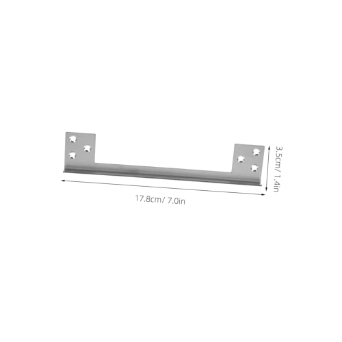 Protector de pestillo Holibanna de metal para asegurar cerraduras de puertas contra intrusiones 3