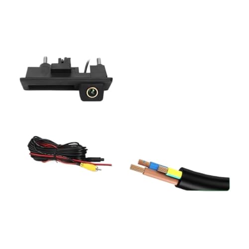 Caméra de recul pour Audi A3 A6L poignée de coffre AHD 1080P angle 175°