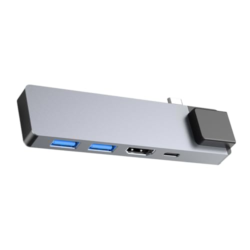 Hub USB C 5 en 1 avec charge PD 100W et adaptateur HDMI 4K pour PC portable
