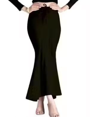 Women's High-Compression Body Shaper Saree Shapewear, Slimming Lingerie Long Length-image-3