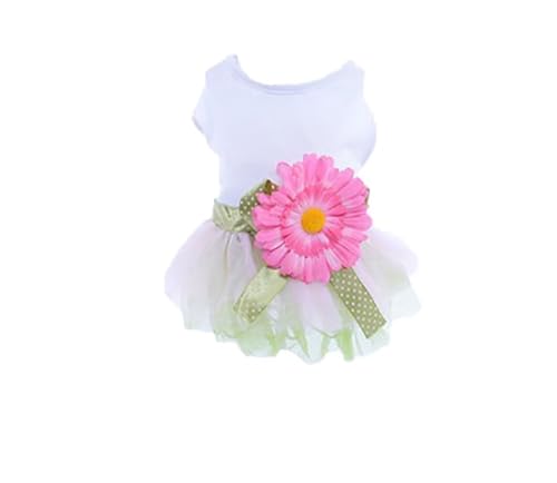 Dachshund Dog Dress Set Wedding Clothes Birthday Puppy Dresses for Small Dogs Girl Cute Lace Tutu Skirt for Tiny Puppy Dresses