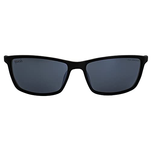 Epoch Eyewear Murphy Sport Fashion Motorcycle Riding Sunglasses Black with Smoke Polarized Lens2