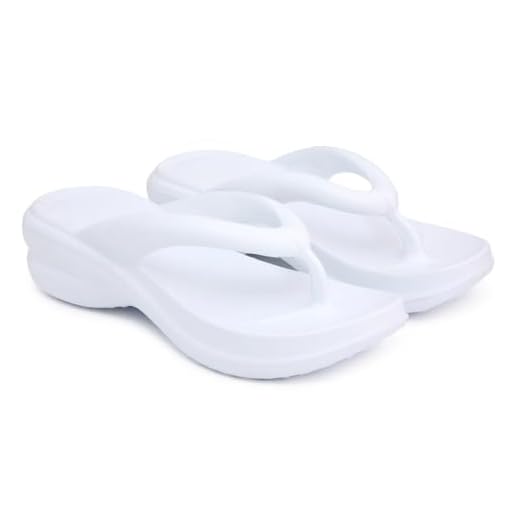 Chinelo Sandália Plataforma Nuvem Ortopédica Feminina Cor Café | Super Leve, Macia e Confortável para Caminhada e Uso Diário Tamanho 37/38 (Branco, BR, Adulto, Faixa Numérico, M, 37, 38)