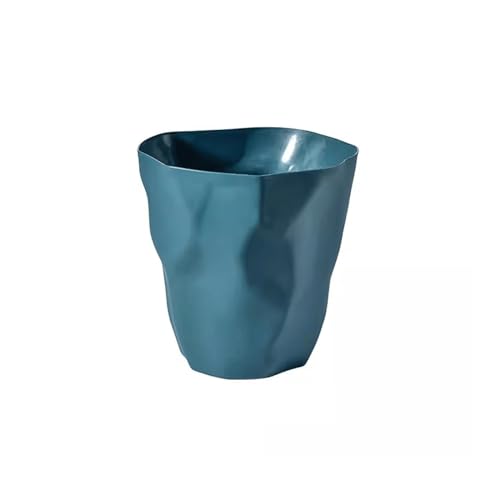 Caneca de basura simple sin tapa azul 12L para hogar miniatura 1
