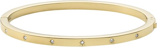 Fossil Armband Für Frauen Sutton, Länge: 61mm X 57mm, Breite: 4mm Gold-Edelstahl-Armband, JF03872710