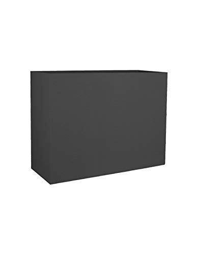 Pot Loft L Graphit - Anthracite - 78.5x29.5x60cm 46L - EDA Plastiques - Intérieur et extérieur