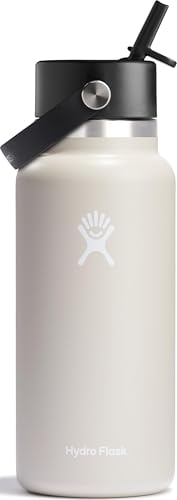 Hydro Flask Water Bottle - Insulated Stainless Steel - Wide Straw...