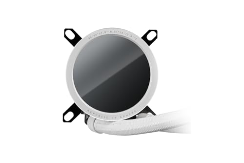 ASUS ROG Ryuo III 360 white edition all-in-one liquid CPU cooler with Asetek 8th gen pump solution, Anime Matrix LED Display and ROG ARGB cooling fans