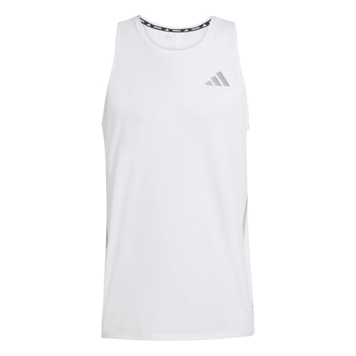 adidas Herren Adi365 Running Climacool Iconic Tank Shirt White L