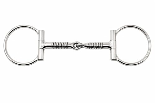 Mors de bride Western de 12,7 cm en fil d'acier en spirale pour chevaux modèle 35516b