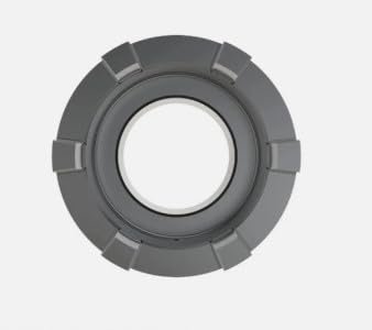 Peer Bearing HCT206-19-17/32 Cast Iron Take Up Unit, Wide Inner Ring, Relubricable, Set Screw Locking Collar, Single Lip Seal, 1-3/16