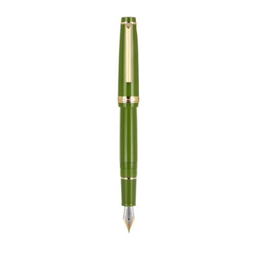 WANSUPYIN Deep Green Acrylic Fountain Pen W/onverter F 0.5mm Nib Writing Pen b