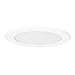 EATON Lighting 5051PS 5-Inch Trim Showerlight Trim, White Trim with Flat Frost Lens