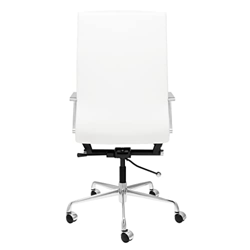 Laura Davidson Furniture SOHO II Tall Back Padded Management Chair (White)